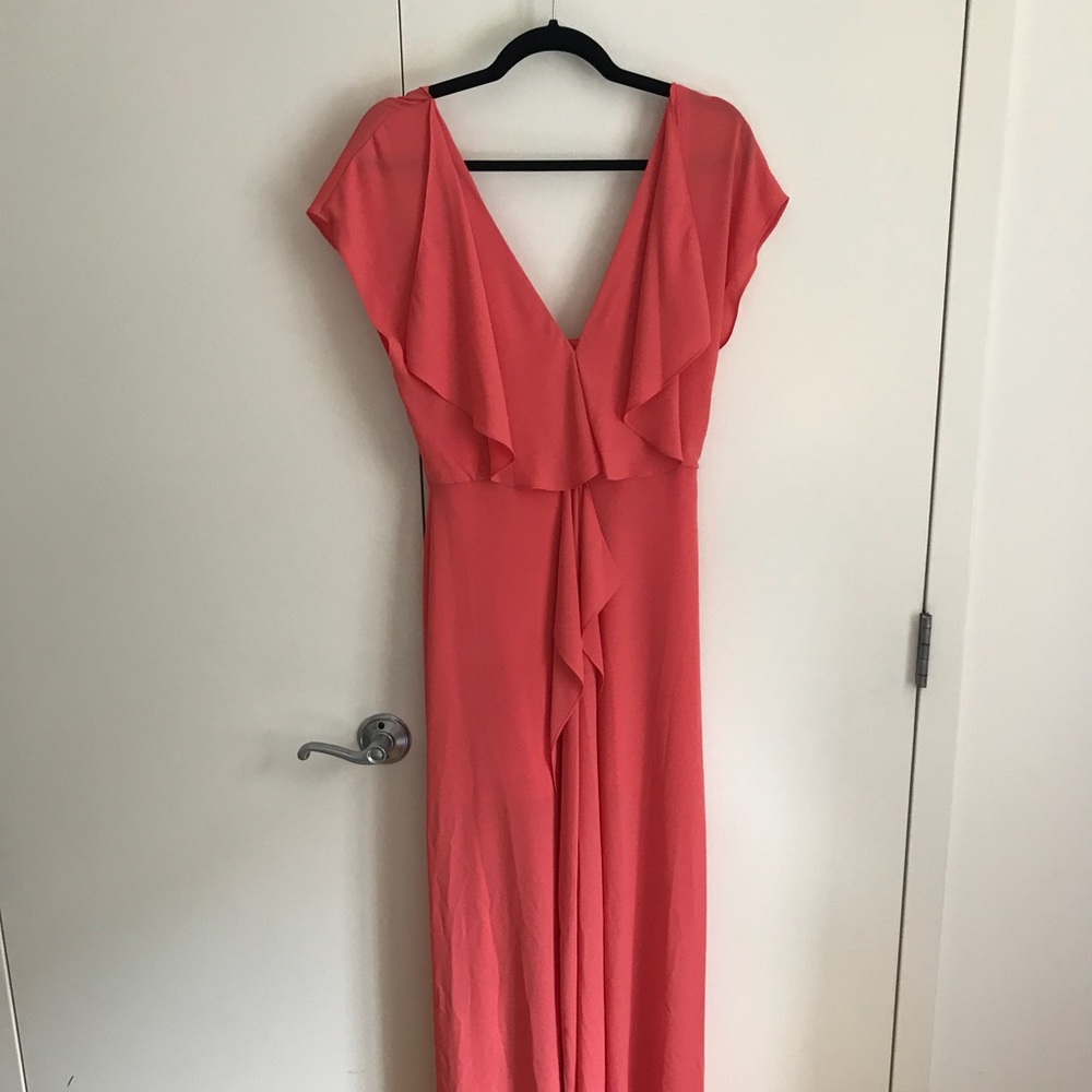 BCBG Evette Front Drape Dress
